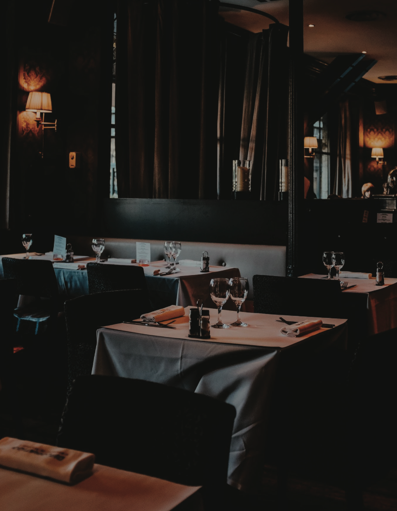 Luxury restaurant interior advisory by Centric